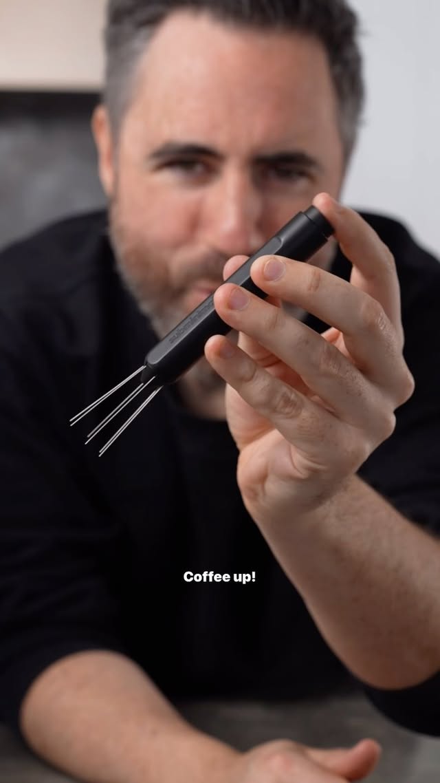 Instagram post by @goldenbrown.coffee for Subminimal. Caption reads: @subminimal just launched a new Flick WDT and it’s....