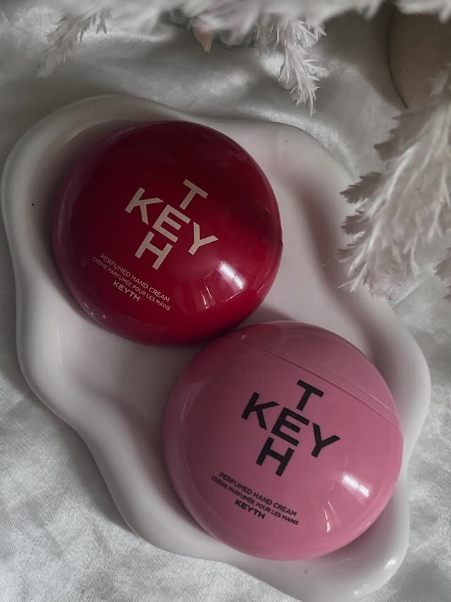 Instagram post by @_maronaimi_ for KEYTH. Caption reads: Keyth Perfumed Handcreams✨ I love the aesthetic....