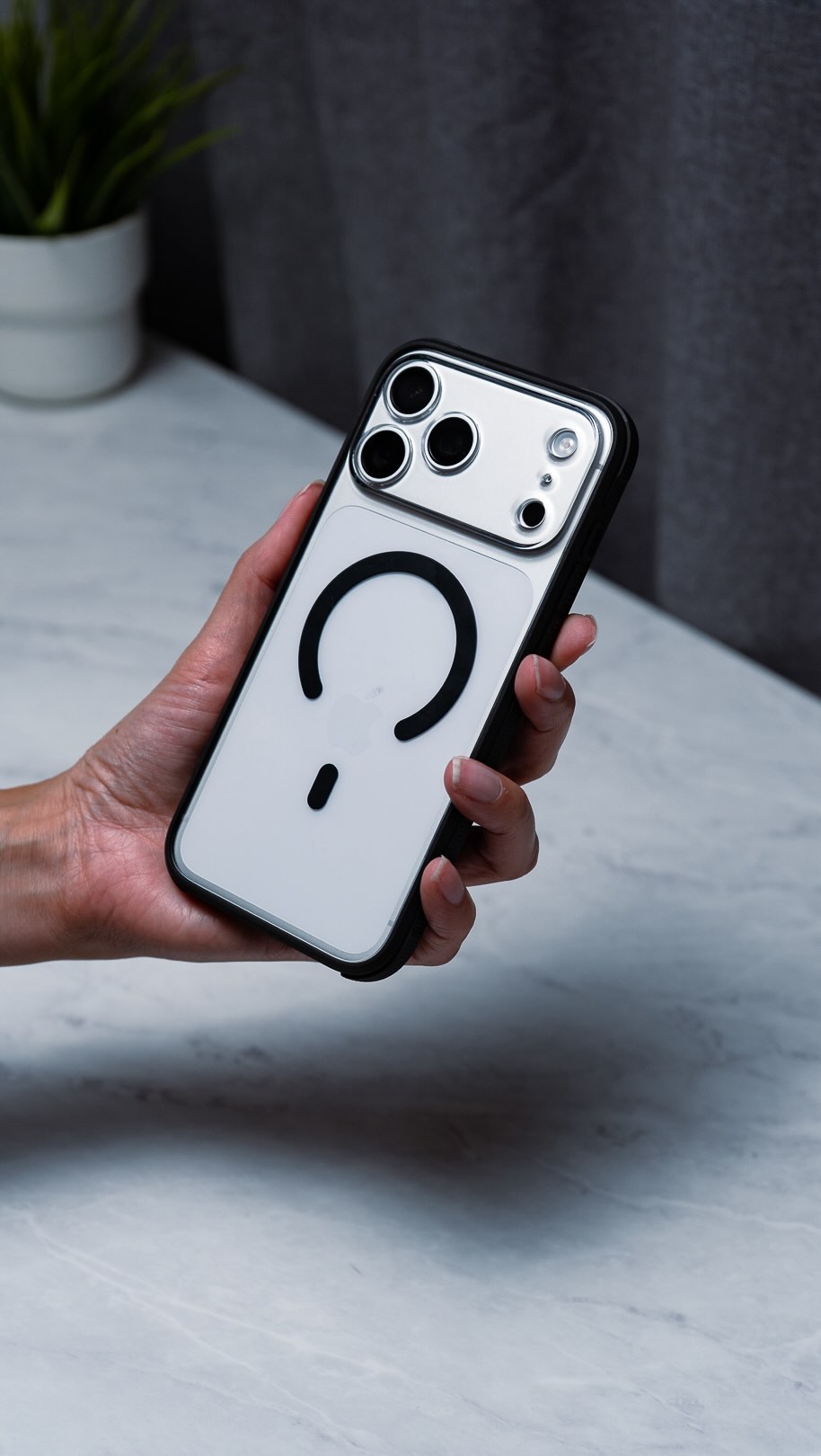 Instagram post by @chanel.tech for Dbrand. Caption reads: Locked in with @dbrand Ghost 2.0....
