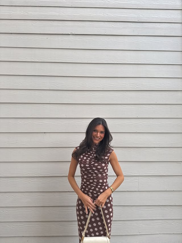 Instagram post by @ena_tahirovic for Rent the Runway. Caption reads: [...] a new purpose #RTRPartner #RTRMuse....