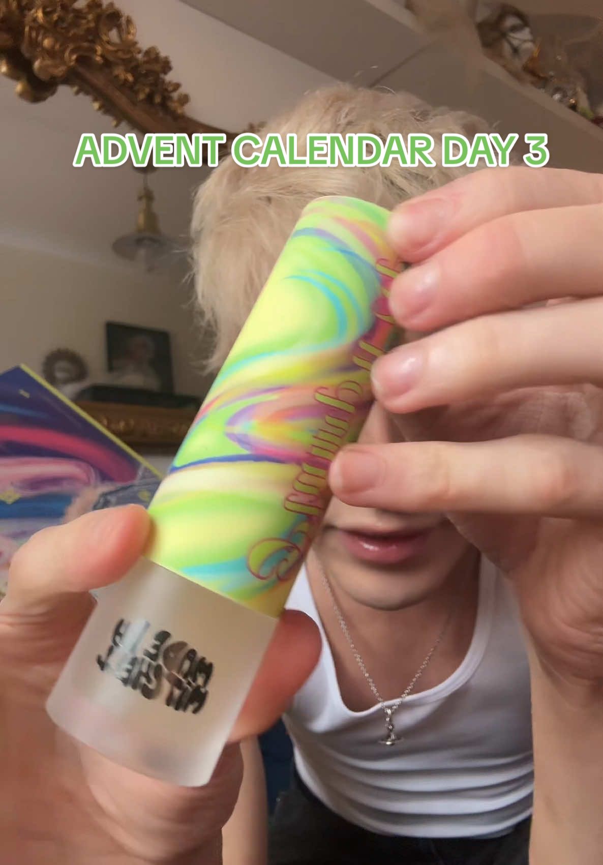 TikTok post by @kam_hugh for MADE BY MITCHELL. Caption reads: ADVENT CALENDAR @🇬🇧MADEBYMITCHELL🇬🇧  DAY 3....