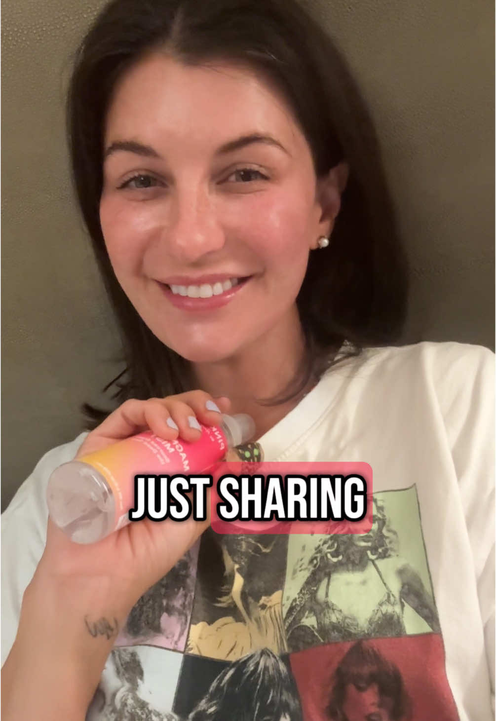 TikTok post by @nikkiburdine for Pink Stork. Caption reads: @Pink Stork @Pink Stork Shop #magnesiumbenefits....