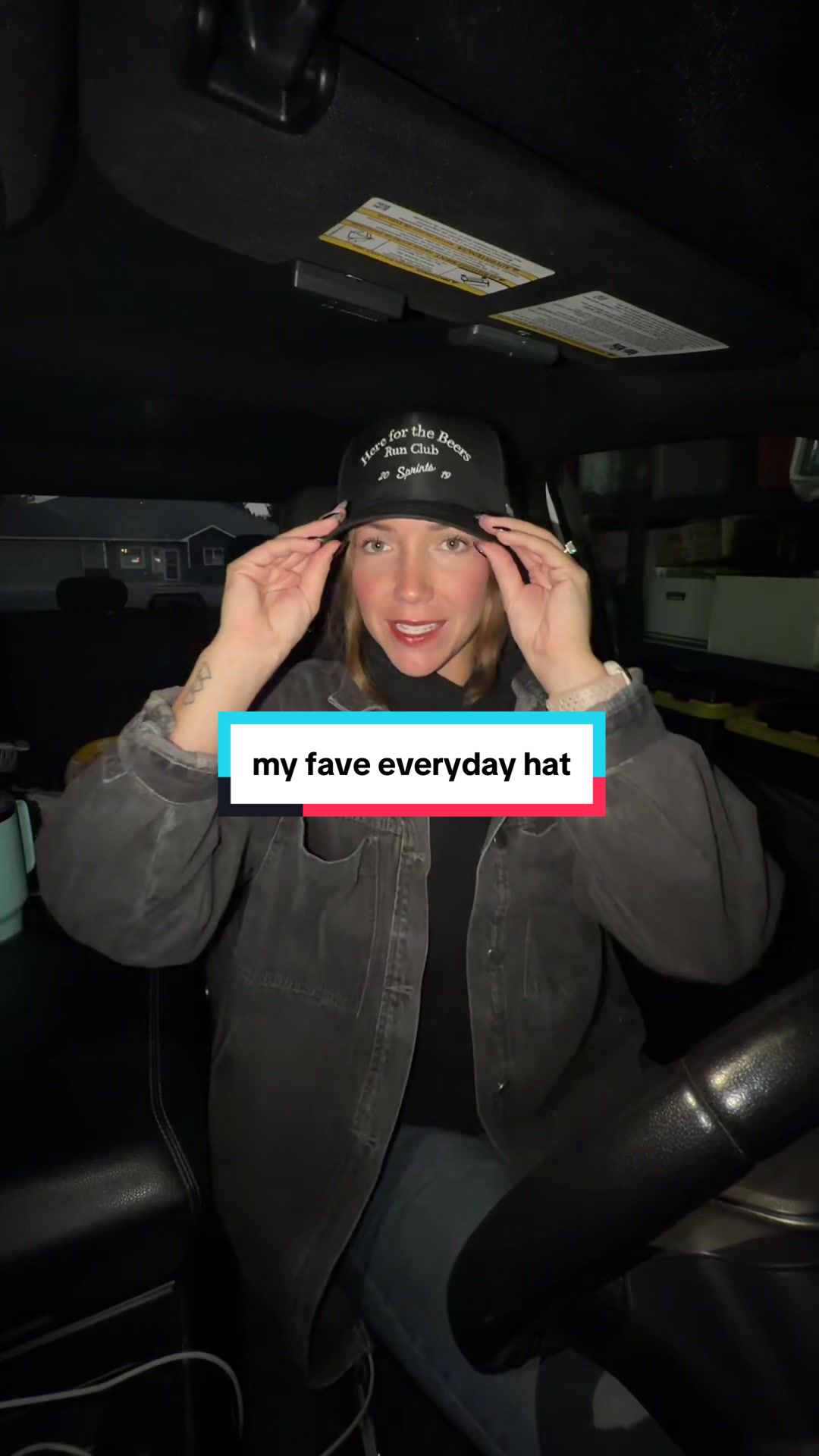 TikTok post by @brayhodgins for GetSprints. Caption reads: on SALE now!! @Sprints Running  #casualoutfits....