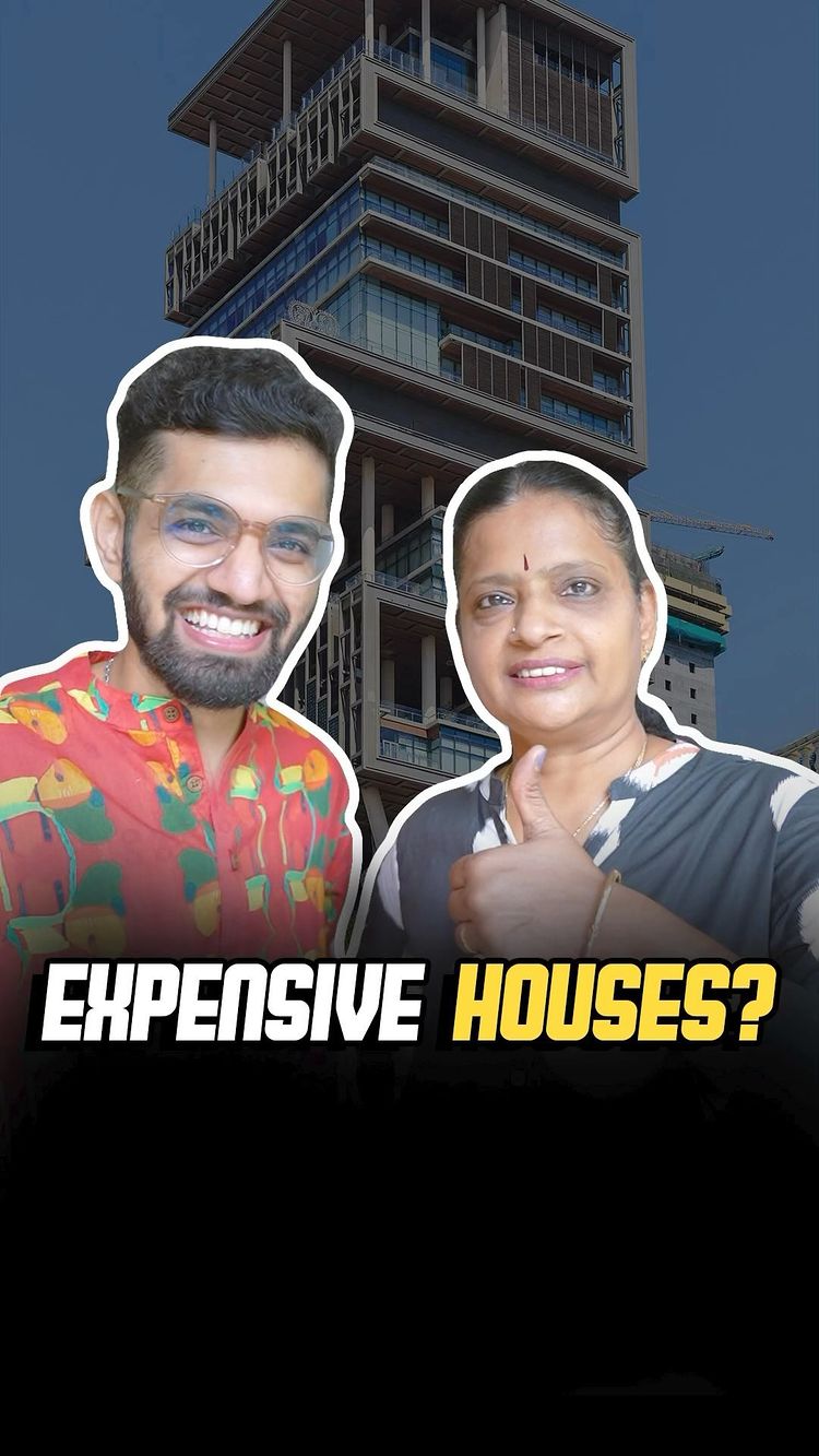 Instagram post by @thekurtaguy for Magicbricks. Caption reads: Which is your favorite house? 🤑💰

Uncover the....