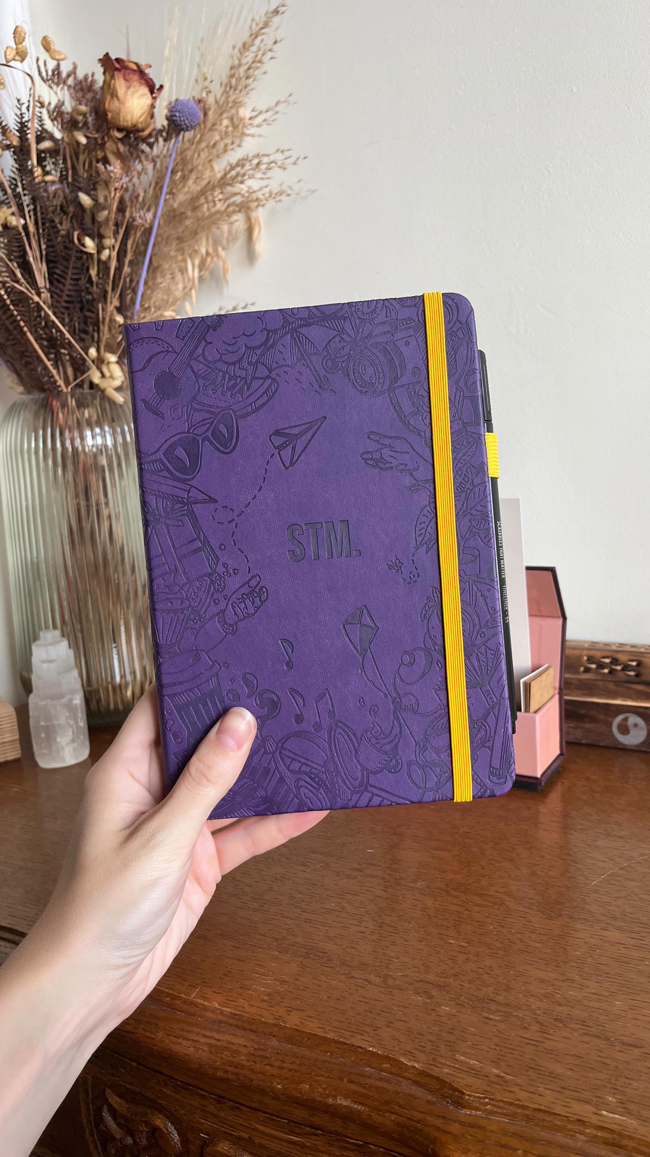 Instagram post by @len.journals for Scribbles That Matter. Caption reads: @scribblesthatmatter notebook unboxing! #ad
I’m so....