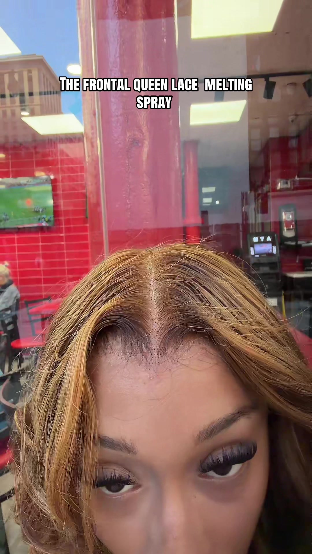 TikTok post by @honeyhunnch0 for The Frontal Queen. Caption reads: [...] any embarrassment go get you some @The....