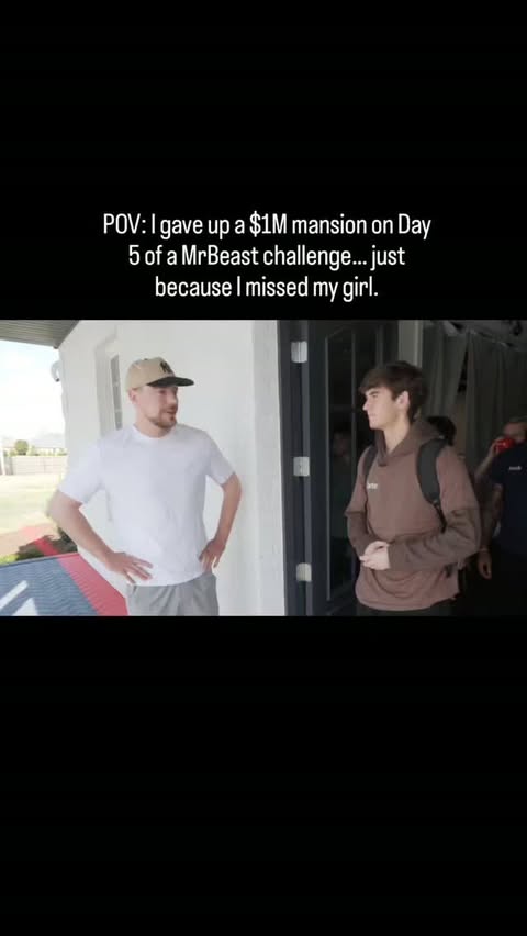 Instagram post by @factclipstv for Mrbeast. Caption reads: [...] walking away from the biggest prize.....