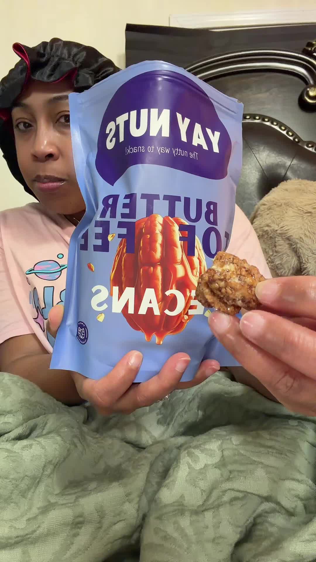 TikTok post by @karamel_kutie for Yay Nuts. Caption reads: @yaynuts omg! The second time around didn’t [...].