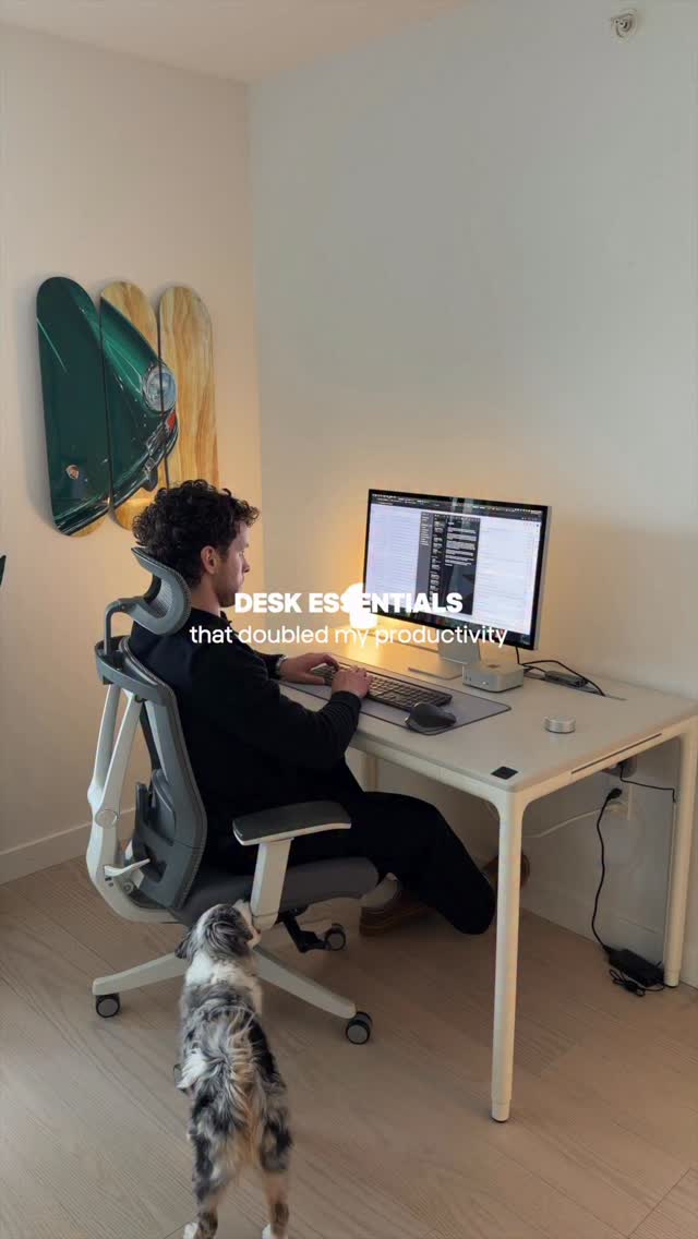 Instagram post by @drew.hallgrimson for Logitech. Caption reads: [...] I use on a daily basis. Especially my....