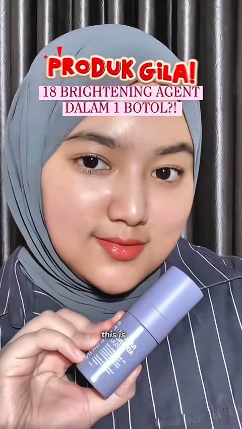 Instagram post by @dwiffahraherz for ELSHESKIN. Caption reads: [...] jerawat harus cobain si ungu dari Elsheskin....