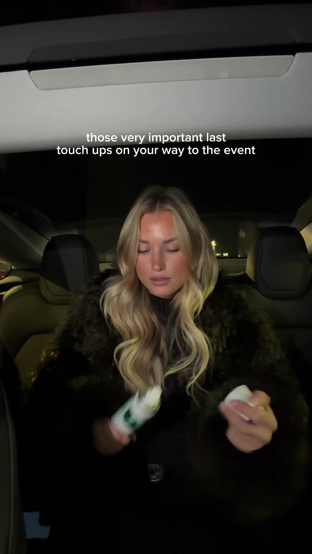 TikTok post by @emmawinterhagen for Batiste. Caption reads: Reklam @Batiste Nordics | On my way to the event....