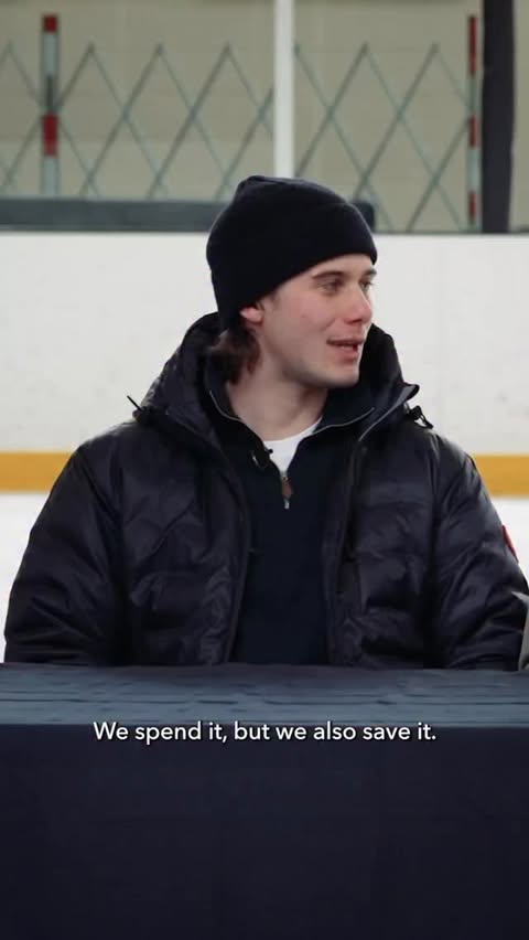 Instagram post by @lhughes_06 for Intuit TurboTax. Caption reads: Face-offs look a little different this season.....