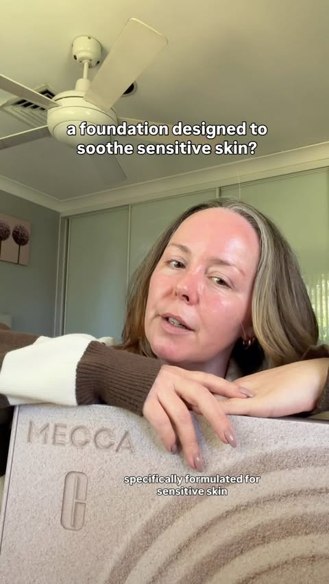 Instagram post by @thebeautybloss for MECCA. Caption reads: Sensitive skin can be tricky, we often talk about....