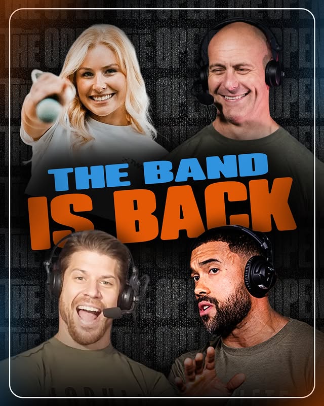 Instagram post by @swoodland53 for CrossFit. Caption reads: [...] official broadcast team for the 2026....