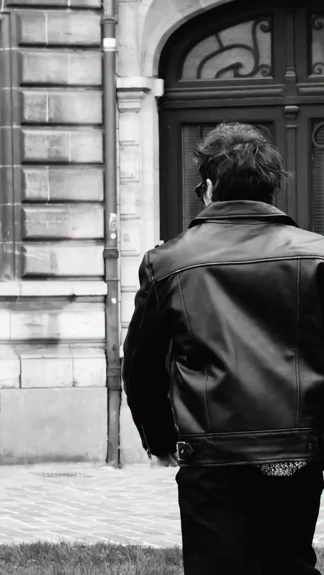 Instagram post by @seb_martens for The Kooples. Caption reads: There’s something about a full rock look that....