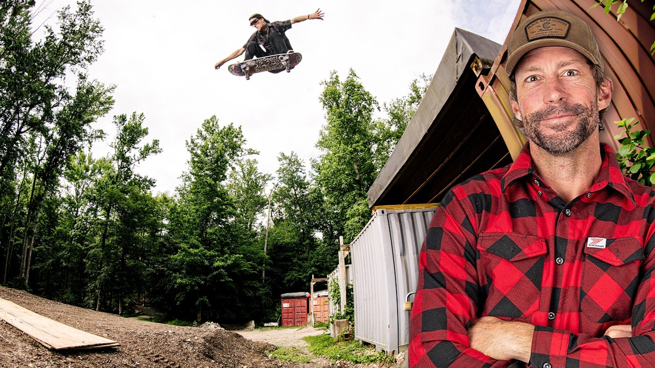 YouTube post by @DernBrothers for Lickd. Caption reads: Skating Pastranaland! Ft. Travis Pastrana, Darby....