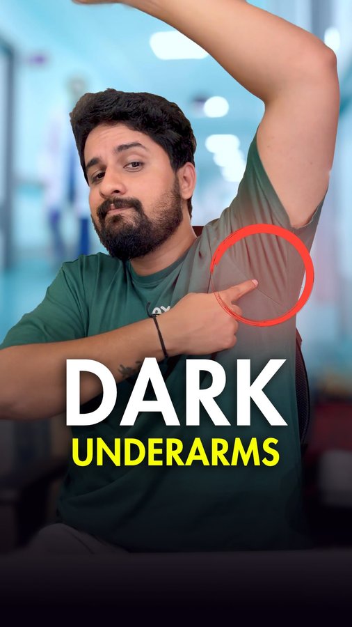 Instagram post by @dr.niranjansamani13 for Lotus Botanicals. Caption reads: Comment ‘BUY’ to get rid of dark....