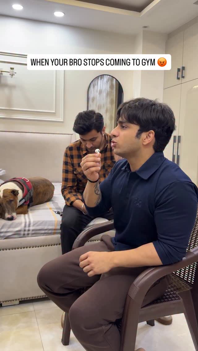 Instagram post by @aarushbhola17 for Pintola. Caption reads: Gym bro can leave , but your gains with....