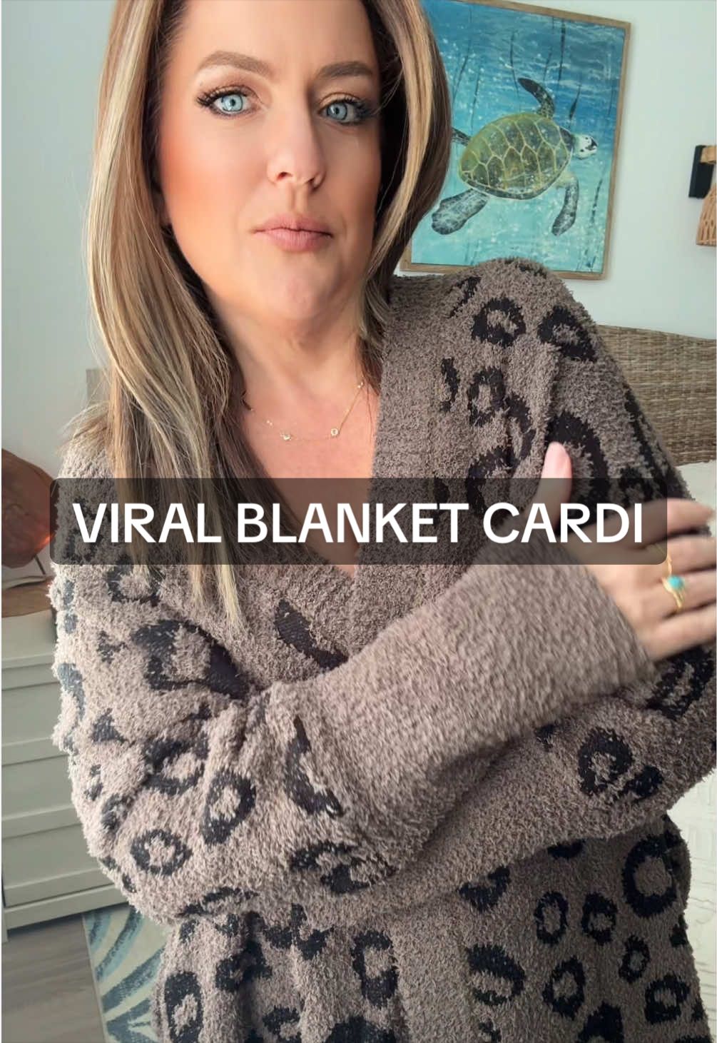 TikTok post by @missheathrmarie for BTFBM. Caption reads: [...] cozy blanket… but make it an outfit.....