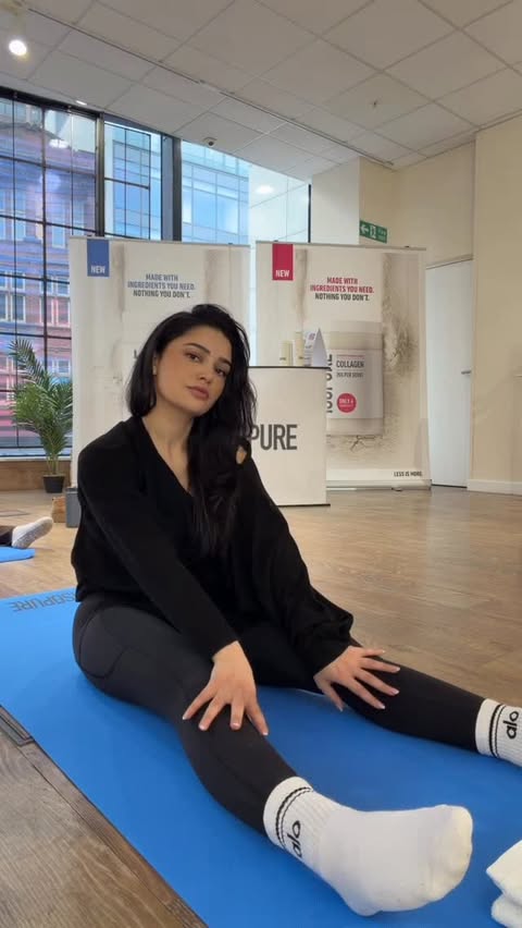 Instagram post by @shakilasedit for Isopure. Caption reads: join me on a wellness morning with @isopureuk &....