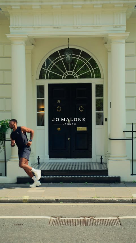 Instagram post by @wozldn for Jo Malone London. Caption reads: Honoured to team up with @jomalonelondon for the....