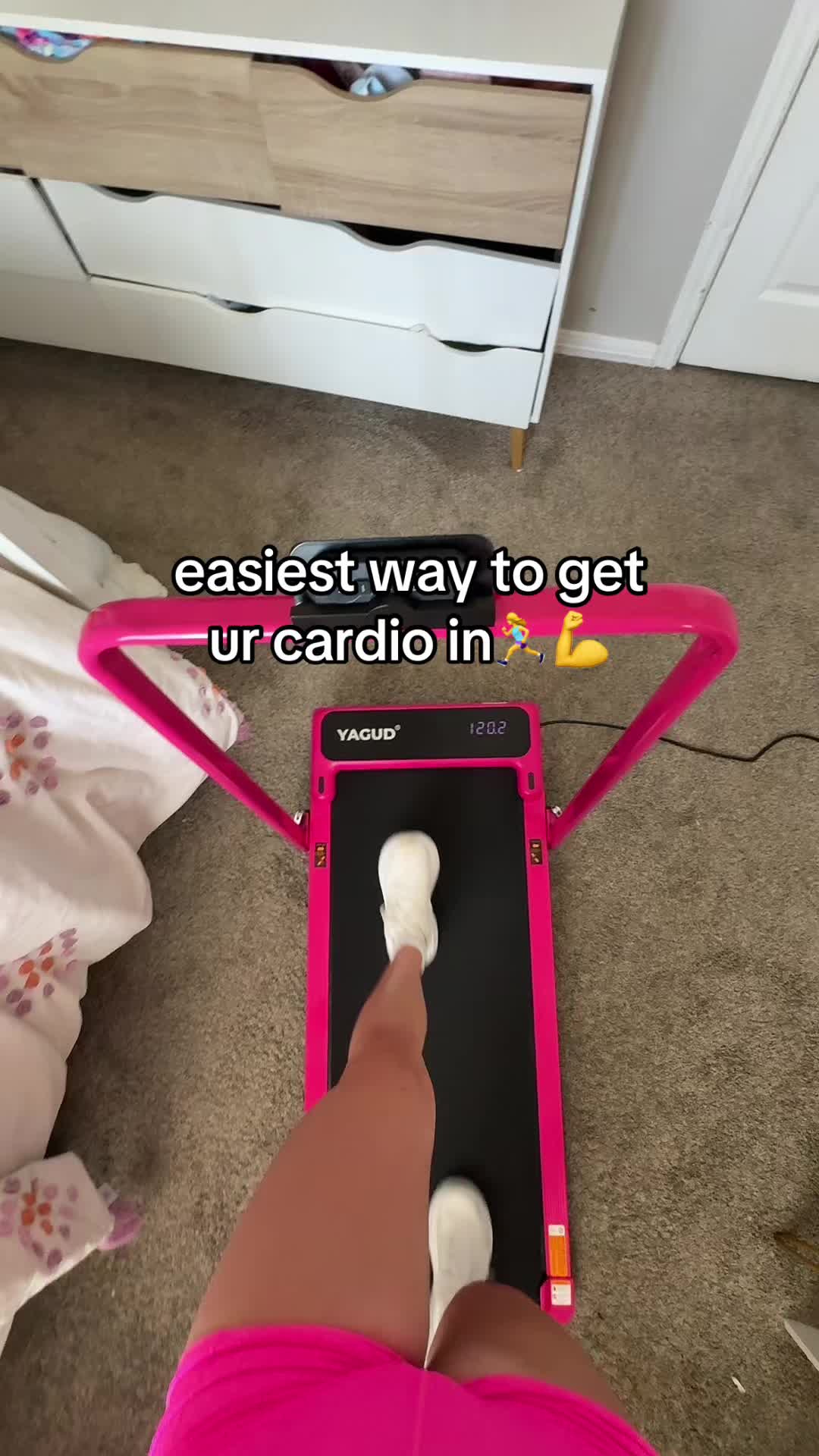 TikTok post by @kennedythomp_ for Yagudfitness. Caption reads: literally my new fav product EVER!! 🩷 @Yagud.