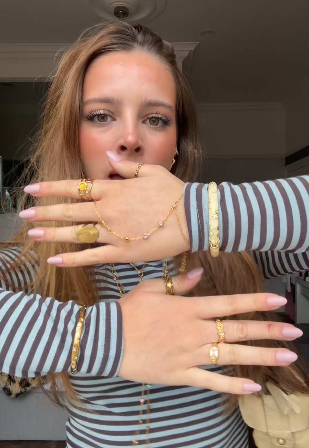 TikTok post by @teasdigitaldiaries for Bijoux De Mimi. Caption reads: #OOTD with my favourite jewellery @Bijoux De Mimi....