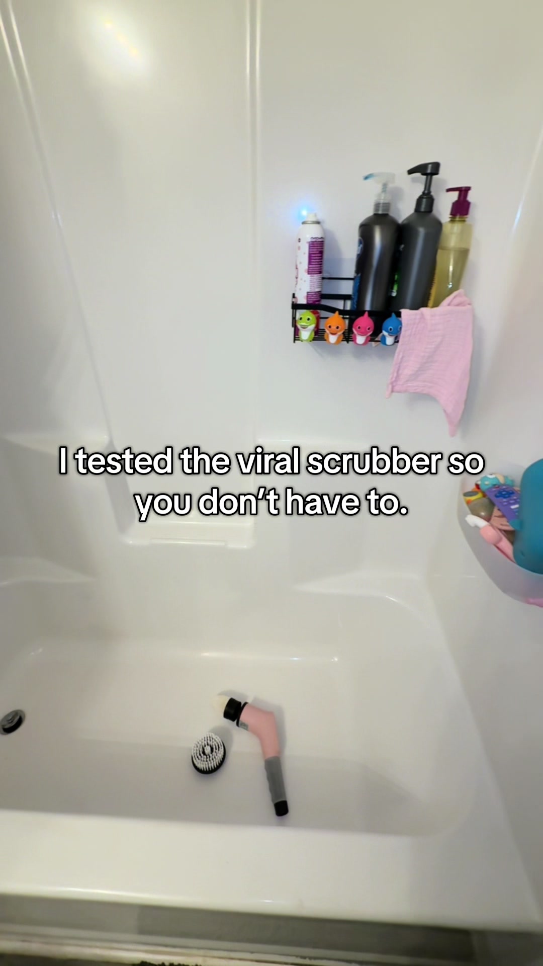 TikTok post by @samanthatiktokshops for Dovety. Caption reads: [...] #cleaningproducts #viral @Dovety.