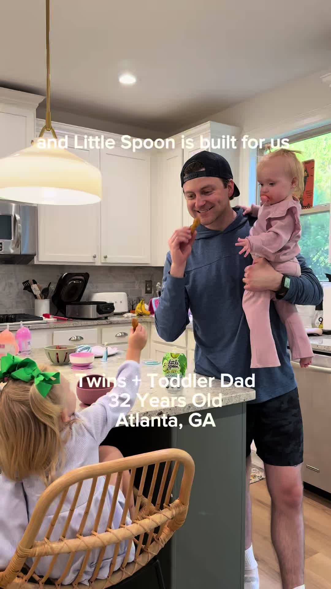 TikTok post by @jjake___ for Little Spoon. Caption reads: Parents are awesome - @Little Spoon now available....