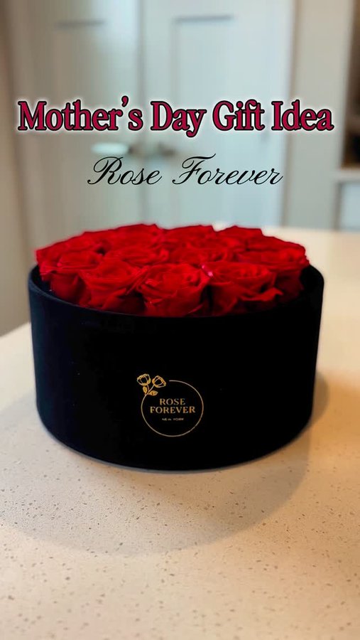 Instagram post by @keishaapproved for Rose Forever. Caption reads: [...] week. But these beautiful Roses from....