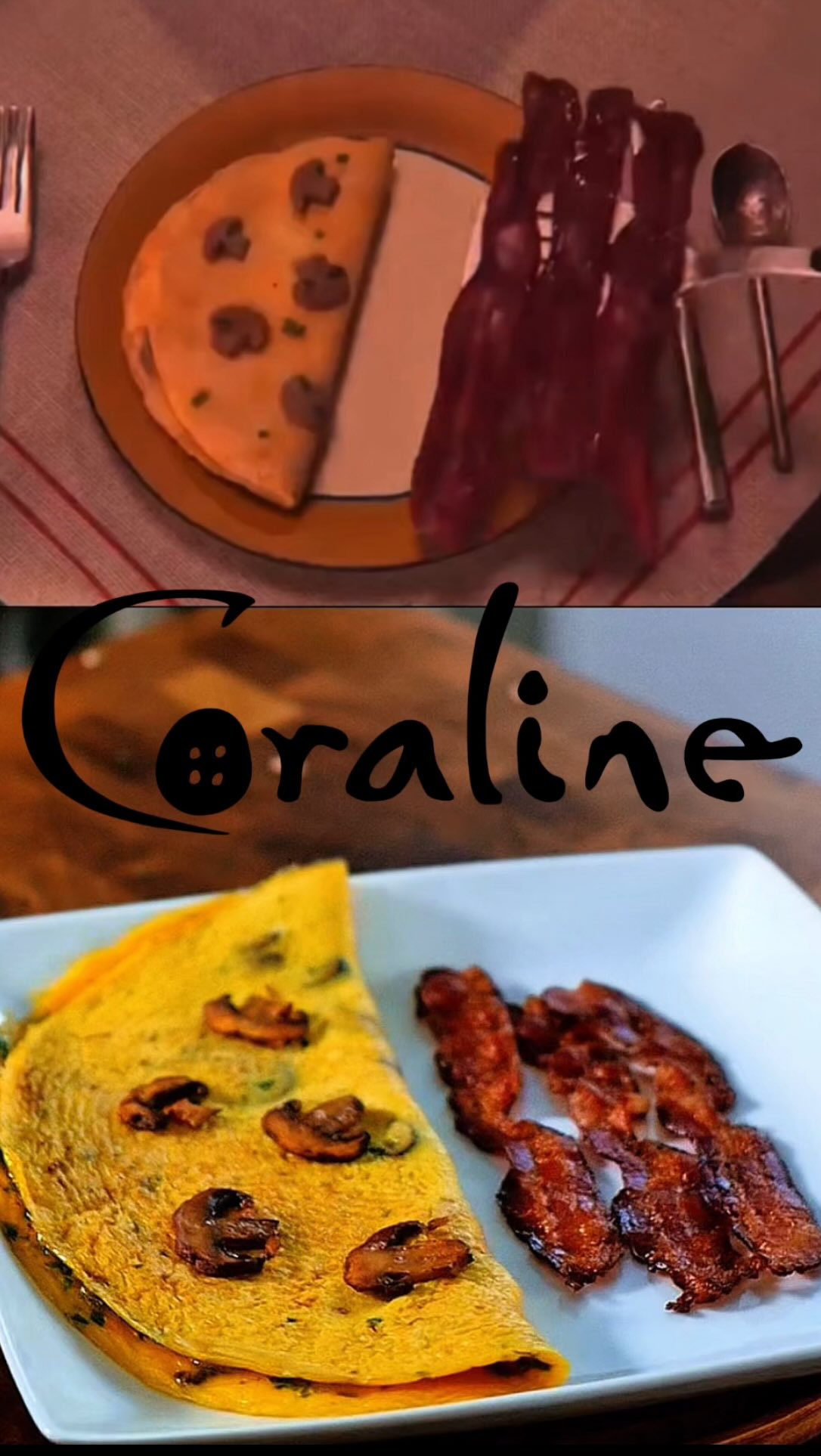 Instagram post by @blacklegbritty for Circulon. Caption reads: [...] omelette is suspiciously perfect....