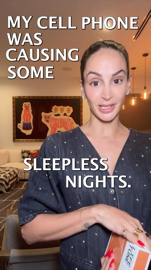 Instagram post by @imanhasan for AiresTech. Caption reads: If you don’t think EMFs are affecting you, you....