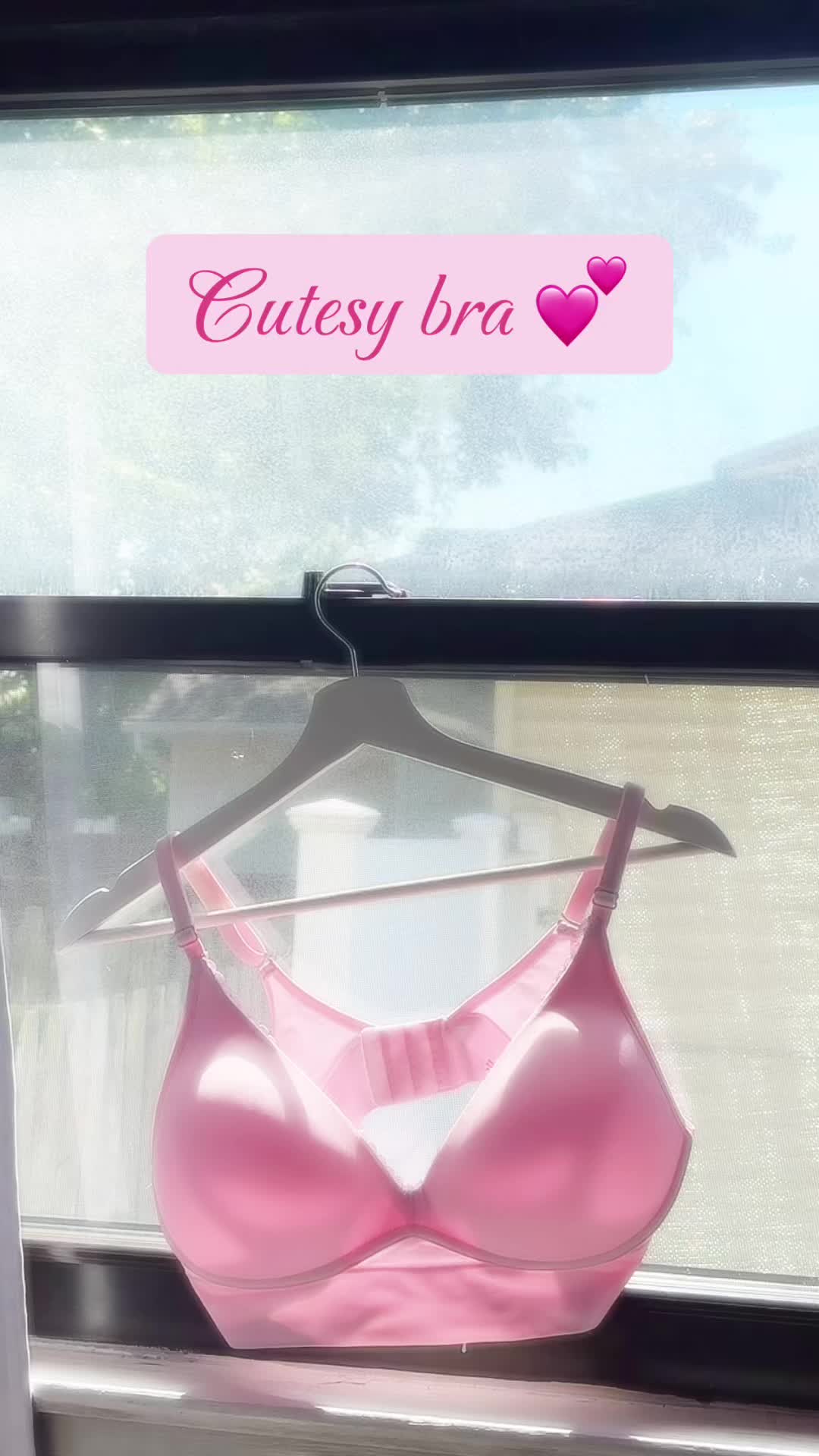 TikTok post by @alanna.lanita for Maidenform. Caption reads: Yes YOU need this @MaidenformOfficial #bra #pink....
