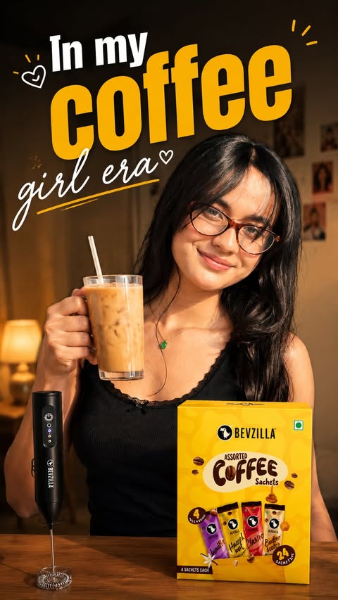Instagram post by @tanyaaacore_ for Bevzilla. Caption reads: [...] loving this coffee hack lately! The Bevzilla....