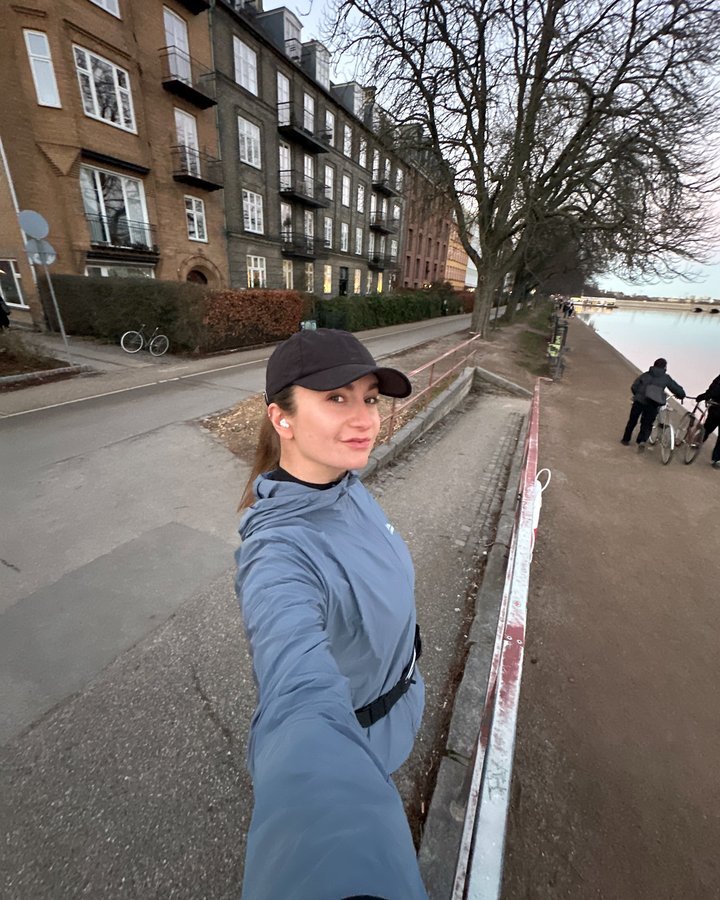 Instagram post by @emilieblochh for Sealskinz. Caption reads: (contains ad tags) First week at the new job! Less....