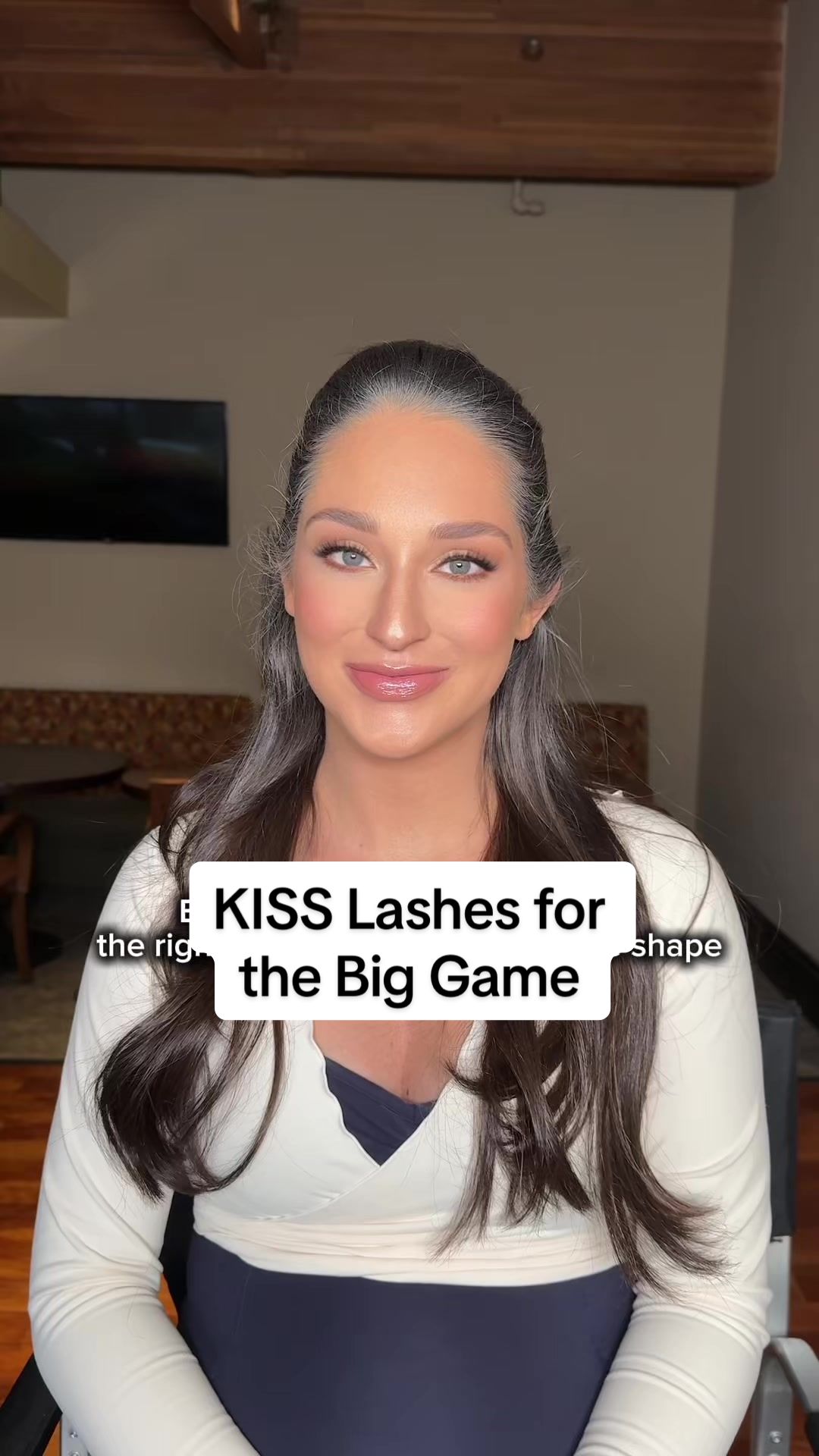 TikTok post by @allisonkayeglam for Joah Beauty. Caption reads: Educating on lash types while glamming some very....