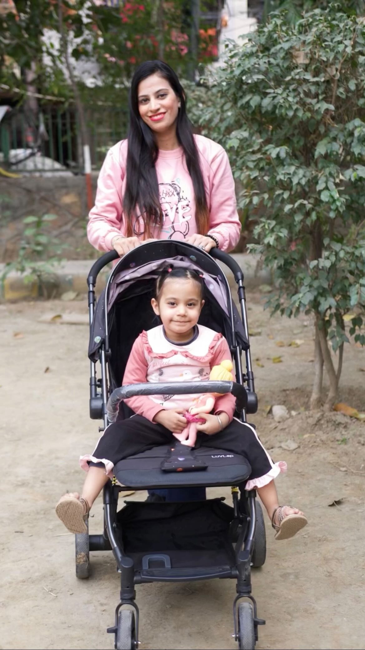 Instagram post by @manpreet_kaur_chawla for LuvLap. Caption reads: Explore the world with your little one in ultimate....