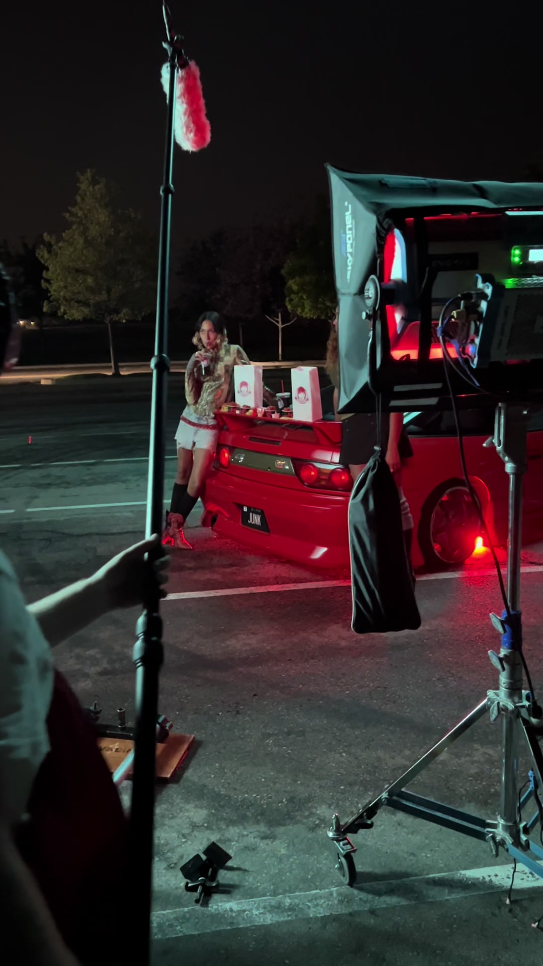 TikTok post by @paul.corollo for LONELY GHOST. Caption reads: Still unreal to me. lonely ghost and wendys are....