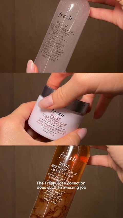 Instagram post by @gretalouisetome for Fresh. Caption reads: Reaching for @freshbeauty all winter long 🌹 deep....