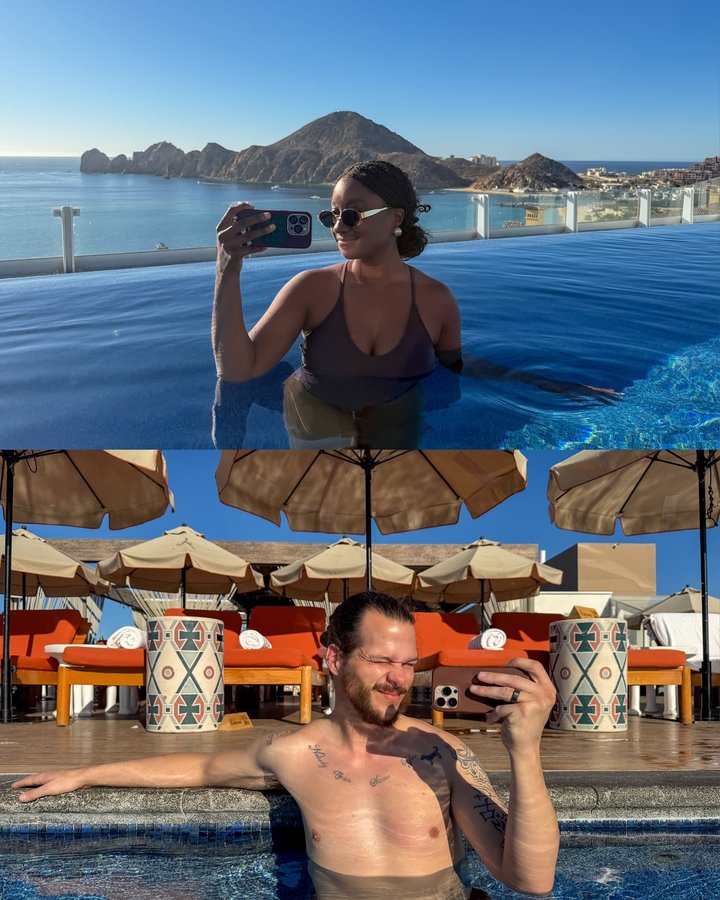 Instagram post by @bashabroad for Visible. Caption reads: our favorite travel tradition 🥹💕we can never....