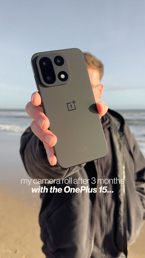 Instagram post by @bymcnab for OnePlus. Caption reads: The OnePlus 15 can really do it all! 📸

Take a....