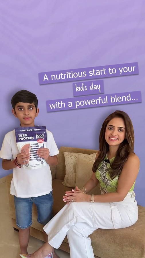 Instagram post by @gethealthyhigh for foodstrong. Caption reads: As a nutritionist, I’m not buying into tall....