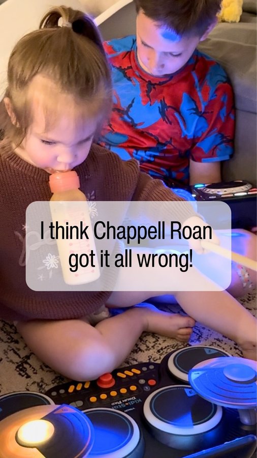 Instagram post by @toytestingsisters for VTech Toys USA. Caption reads: Couldn’t disagree more with Chappell Roan. Being a....