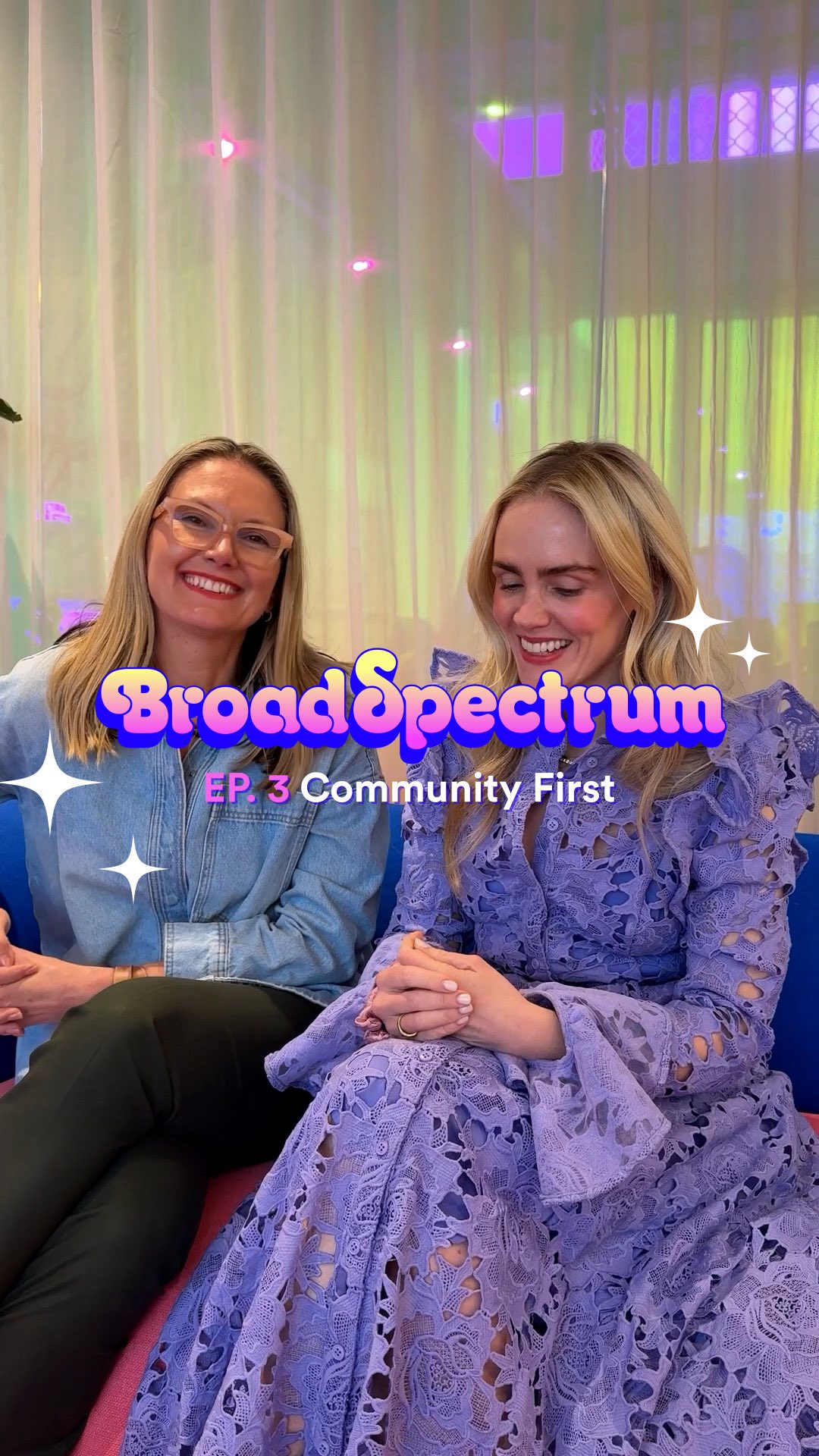 Instagram post by @avamatthews for Ultra Violette. Caption reads: The Broad Spectrum Episode 3 👯 In the final hours....