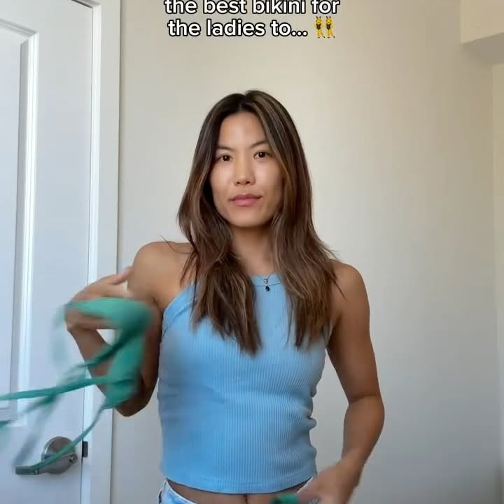 Instagram post by @ashloho for JOLYN. Caption reads: [...] Wearing the Lily top in size S.....