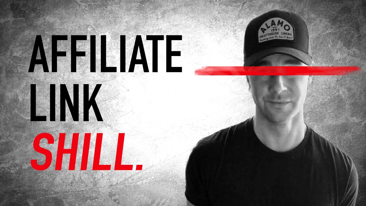 YouTube post by @TRAVIS-WHITE for Robinhood. Caption reads: Affiliate Links & Credit Card Bias - what is real?.