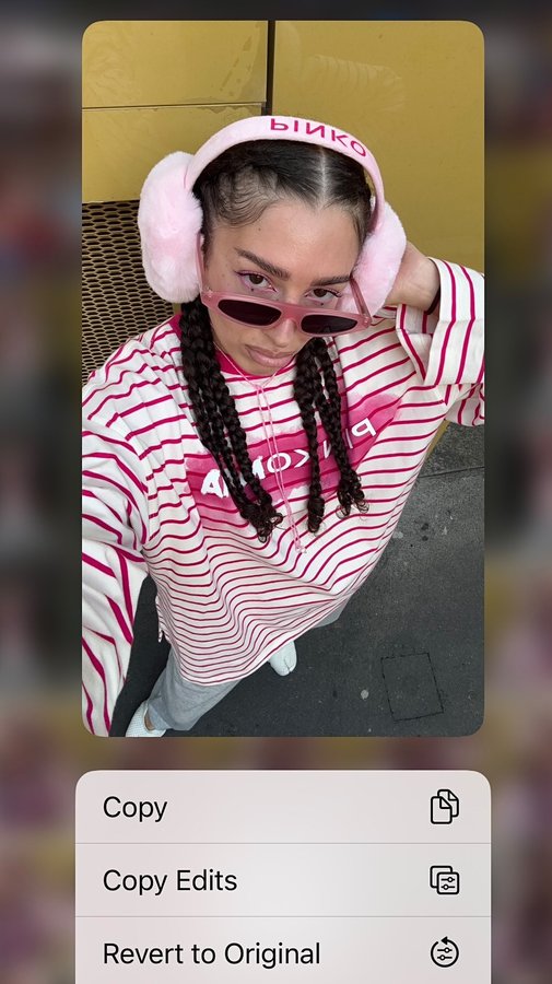 Instagram post by @ccsihamm for PINKO. Caption reads: consider this my pink redemption....