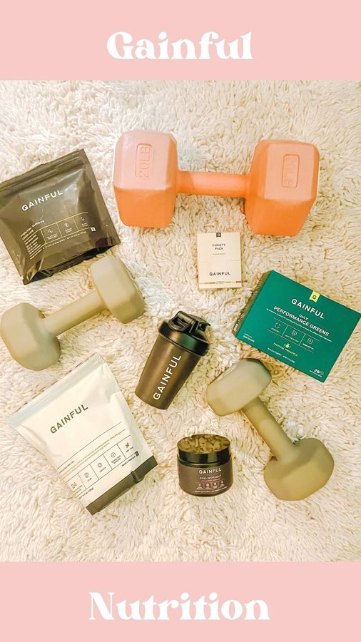 Instagram post by @the_patientmom for Gainful. Caption reads: [...] nutrition game with a lot of help from....