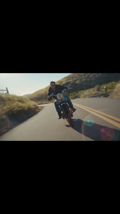 Instagram post by @vahna.moto for Triumph Motorcycles. Caption reads: Life, purpose, risk, and the importance of....