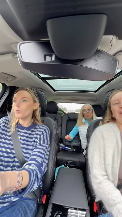 Instagram post by @georgieeswallow for Volvo Cars. Caption reads: I refuse to believe that the road trip is not just....